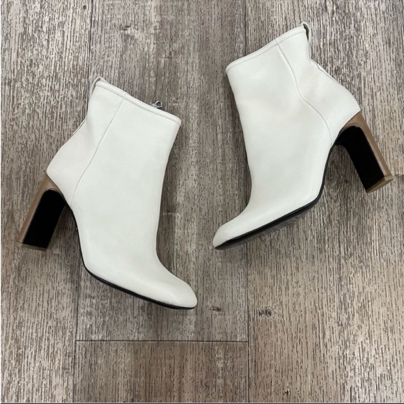 NWT rag & bone Ellis Boot Ivory Italian Lamb Leather. Size 7 or Size 8 - Picture 10 of 16